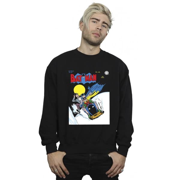 DC Comics Mens Batman Snow Mobile Sweatshirt