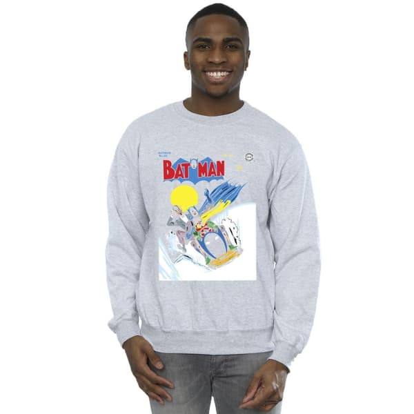 DC Comics Mens Batman Snow Mobile Sweatshirt