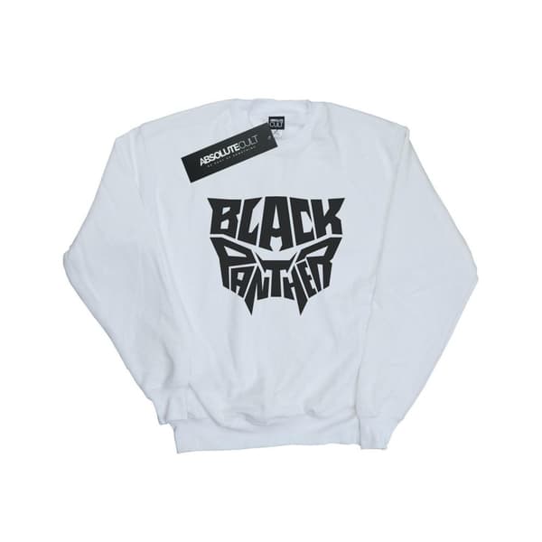 Marvel Mens Black Panther Worded Emblem Sweatshirt