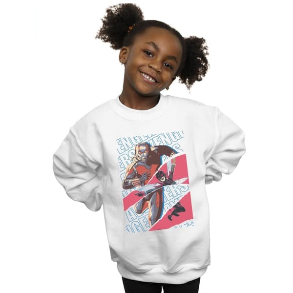 Marvel Girls Avengers Ant-Man And The Wasp Collage Sweatshirt