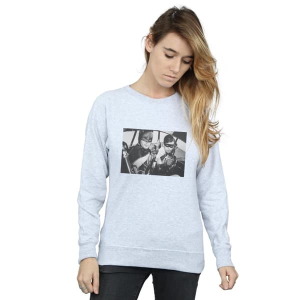 DC Comics Womens/Ladies Batman TV Series Ready For Action Sweatshirt