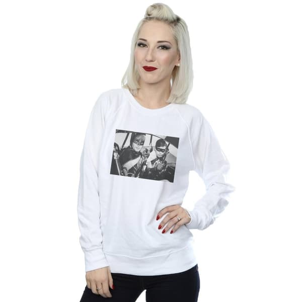DC Comics Womens/Ladies Batman TV Series Ready For Action Sweatshirt