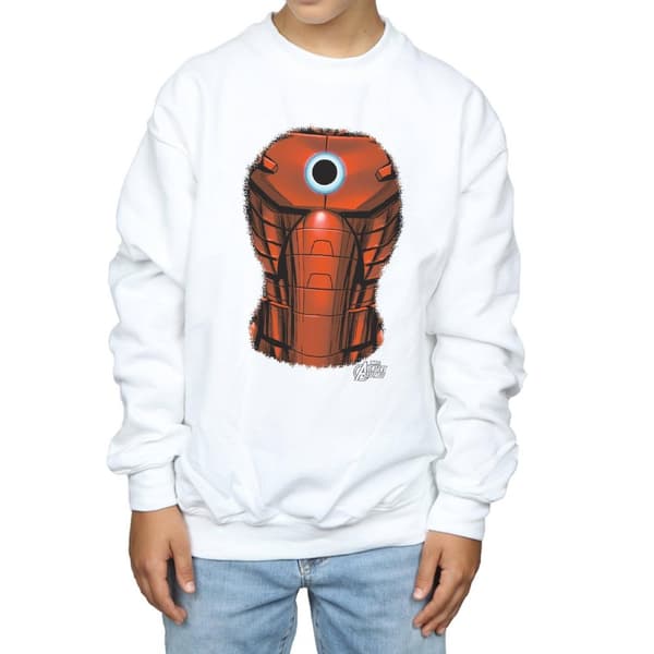 Marvel Boys Iron Man Chest Burst Sweatshirt