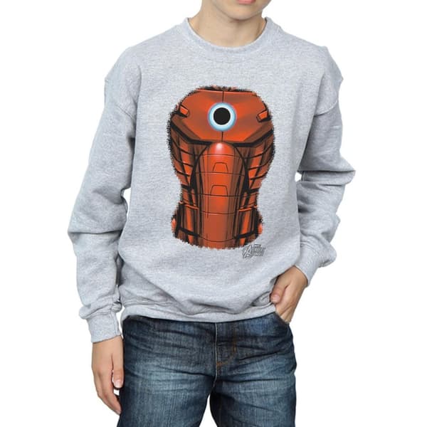 Marvel Boys Iron Man Chest Burst Sweatshirt
