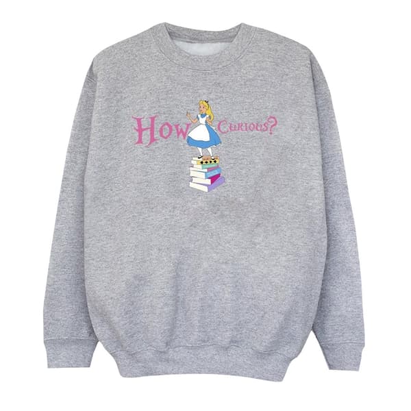 Disney Pojkar - Alice i underlandet - How Curious-tröja Sports Grey 9-11 Years