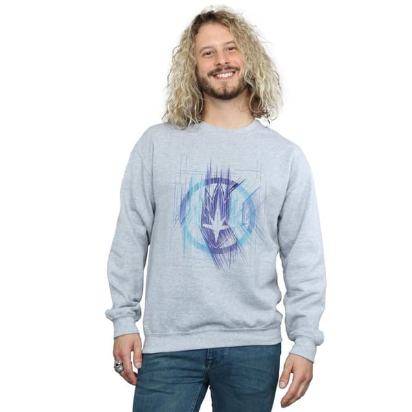 Marvel Mens Avengers Infinity War Guardian Lines Sweatshirt
