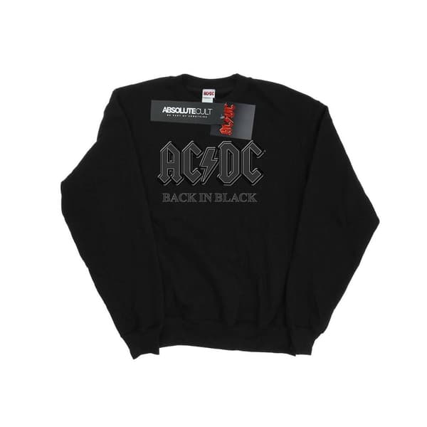 AC/DC Womens/Ladies Back In Black Sweatshirt