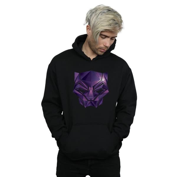 Marvel Mens Avengers Infinity War Black Panther Geometric Hoodie