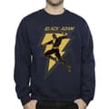 Miniatyrbilde 3 av 4: DC Comics Mens Black Adam Golden Bolt Chest Sweatshirt
