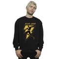 Miniatyrbillede 2 af 4: DC Comics Mens Black Adam Golden Bolt Chest Sweatshirt