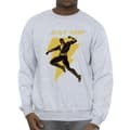 Miniatyrbilde 3 av 4: DC Comics Mens Black Adam Golden Bolt Chest Sweatshirt