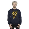 Miniatyrbilde 2 av 4: DC Comics Mens Black Adam Golden Bolt Chest Sweatshirt