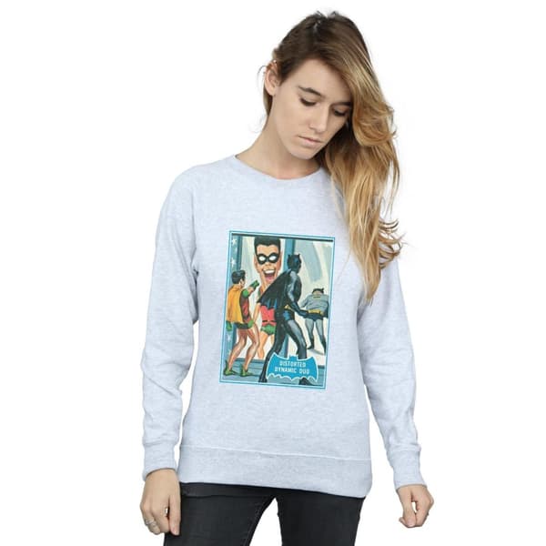 DC Comics Dam/kvinnor Batman TV Series Dynamic Duo Sweatshirt