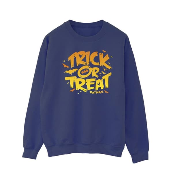 DC Comics Mens Batman Trick Or Treat Sweatshirt