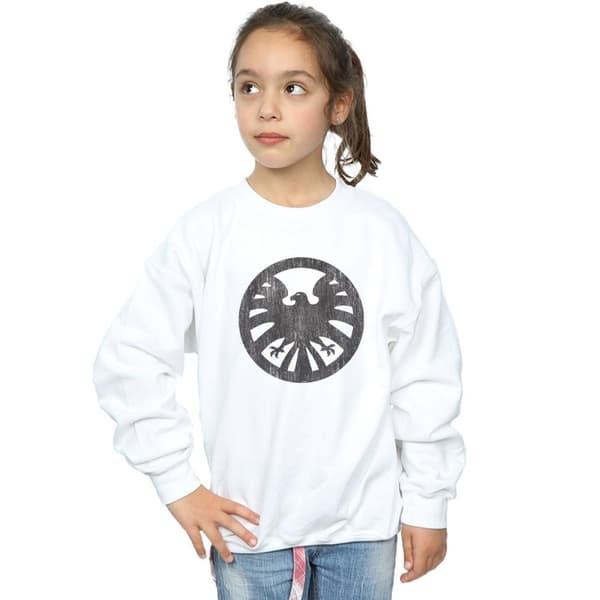 Marvel Girls Agents Of SHIELD Sweatshirt med distressed logotyp