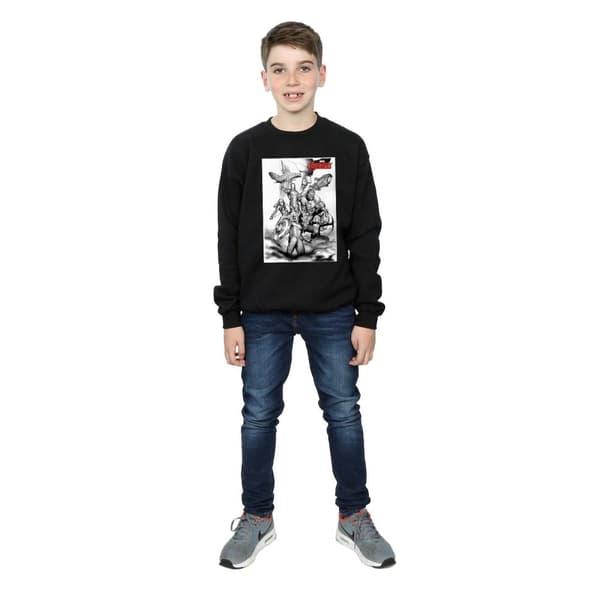 Marvel Pojkar Avengers Assemble Team Sketch Sweatshirt