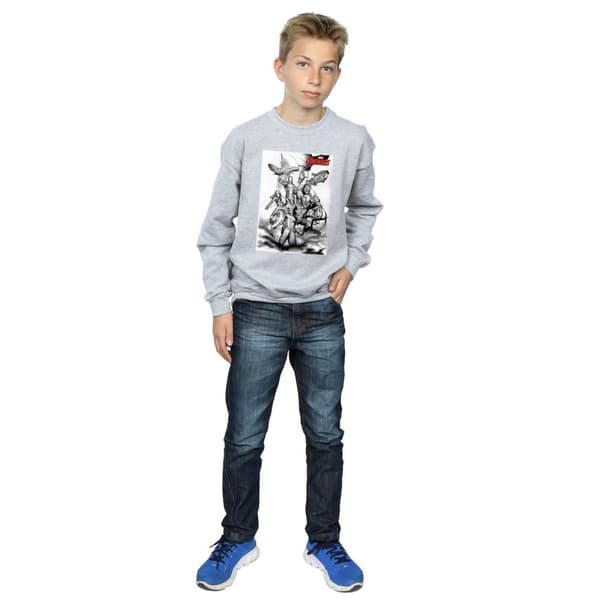 Marvel Pojkar Avengers Assemble Team Sketch Sweatshirt
