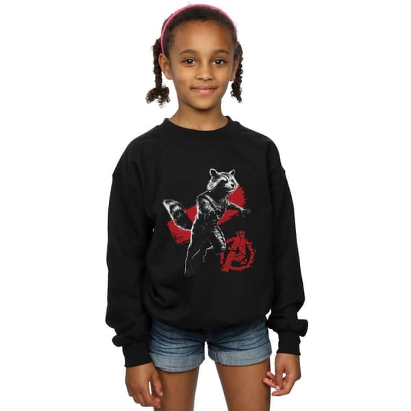 Marvel Girls Avengers Endgame Mono Rocket Sweatshirt
