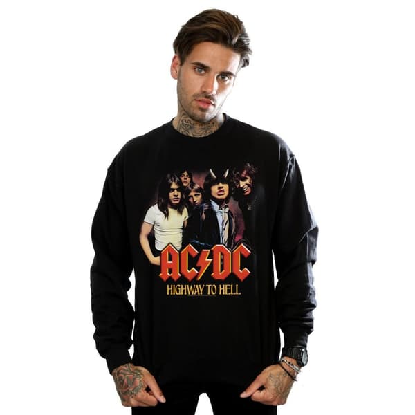 ACDC Mens Highway To Hell Group Sweatshirt