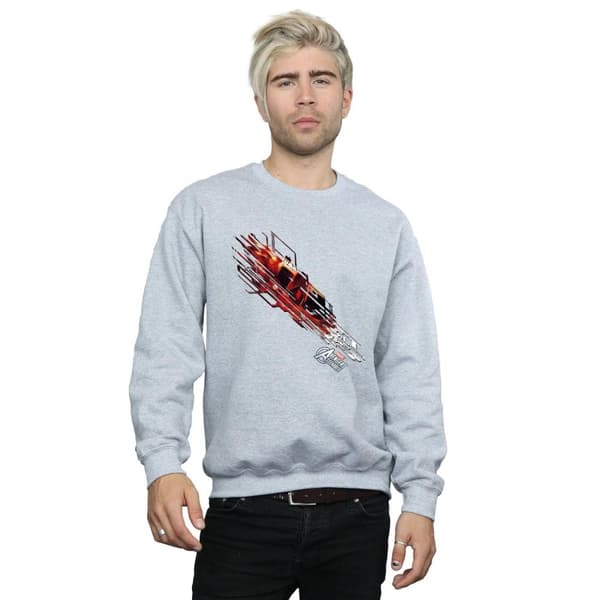 Marvel Mens Avengers Iron Man Shooting Burst Sweatshirt