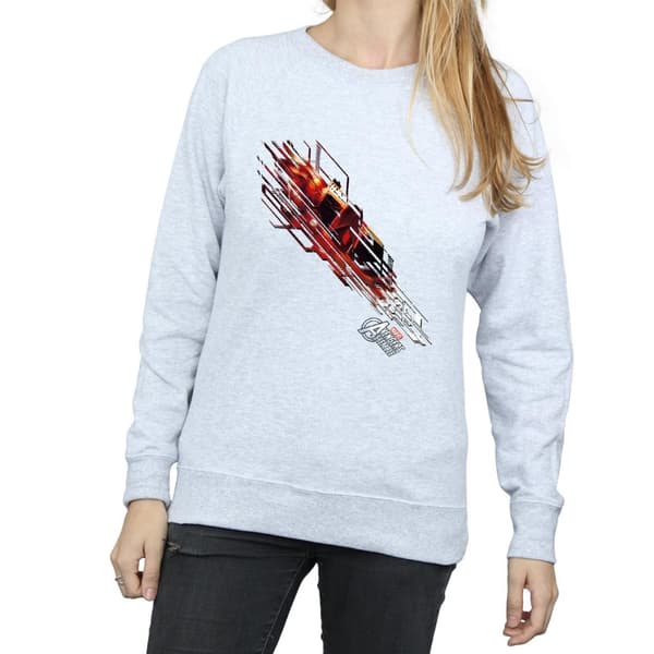 Marvel Dam/Tjej - Iron Man - Sweatshirt med skottlossning