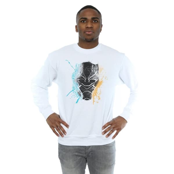 Marvel Mens Black Panther Splash Sweatshirt