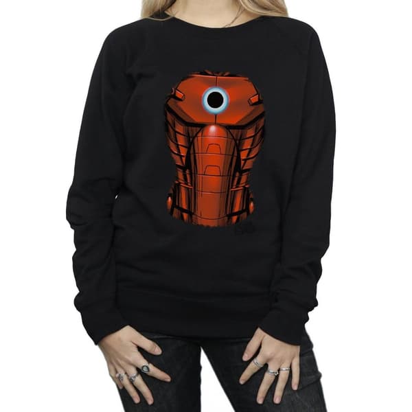 Marvel Womens/Ladies Iron Man Chest Burst Sweatshirt