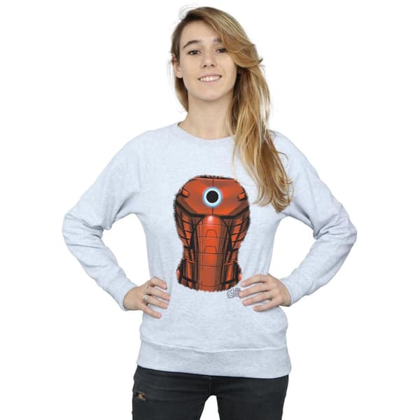 Marvel Womens/Ladies Iron Man Chest Burst Sweatshirt