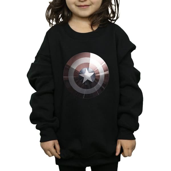 Marvel Captain America Shield Shiny-tröja för flickor