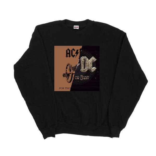 AC/DC Rock or Bust / For Those About - Sweatshirt med skarv för kvinnor/damer