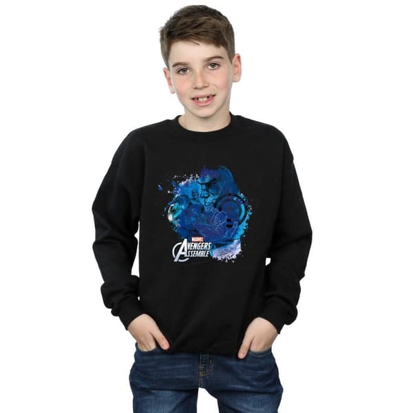 Marvel Boys Captain America Montage Sweatshirt