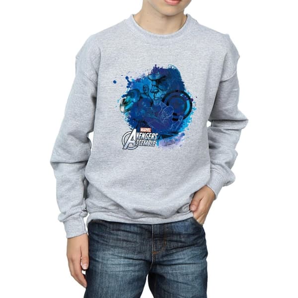 Marvel Boys Captain America Montage Sweatshirt