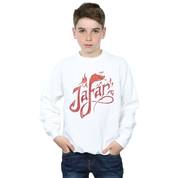Disney Pojkar Aladdin Movie Jafar Flames Logo Sweatshirt