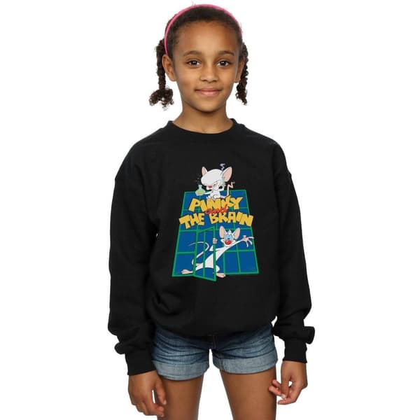 Animaniacs Sweatshirt för flickor - Pinky And The Brain Laboratory