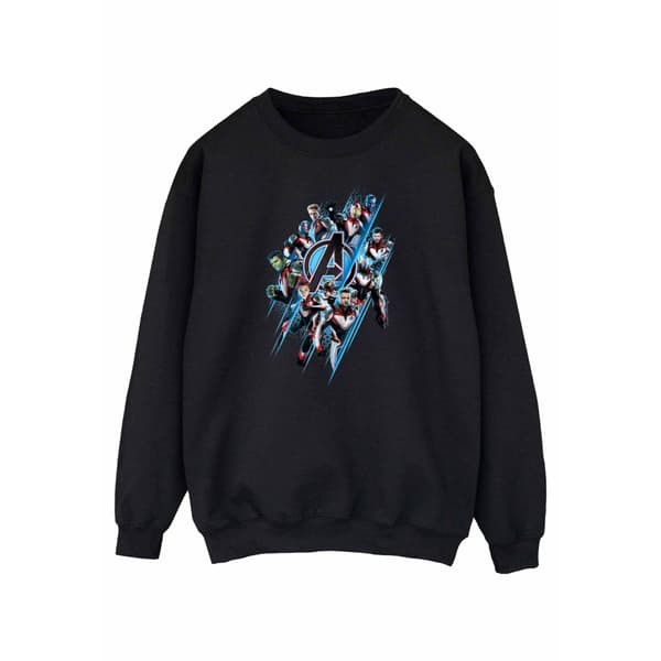 Marvel Mens Avengers Endgame Logo Team Sweatshirt