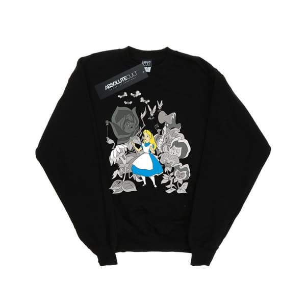 Disney Sweatshirt med blommor från Alice i underlandet