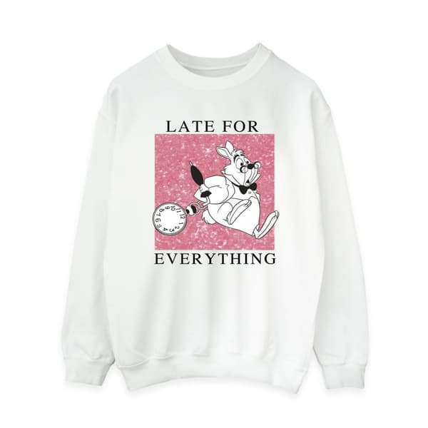 Disney Sweatshirt med vit kanin från Alice i underlandet - dam/dam