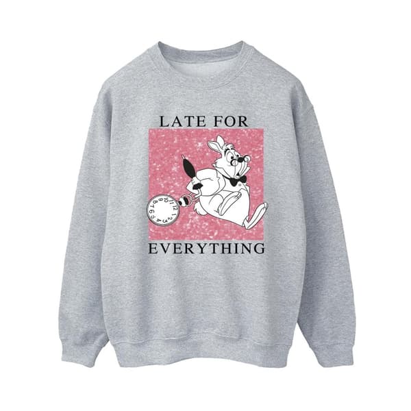 Disney Sweatshirt med vit kanin från Alice i underlandet - dam/dam