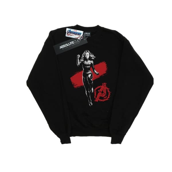 Marvel Boys Avengers Endgame Mono Captain Marvel Sweatshirt