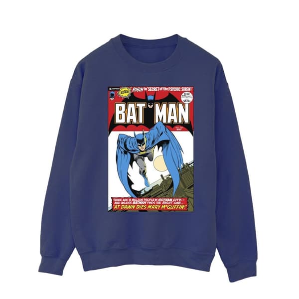 DC Comics Mens Running Batman Cover Sweatshirt