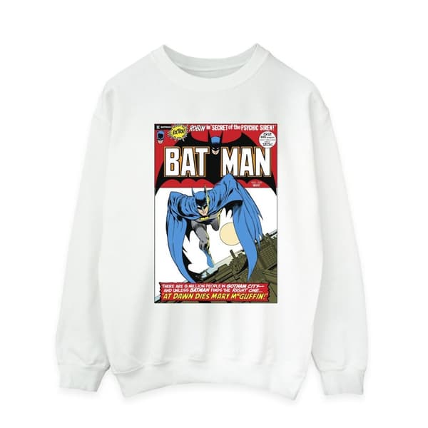 DC Comics Mens Running Batman Cover Sweatshirt