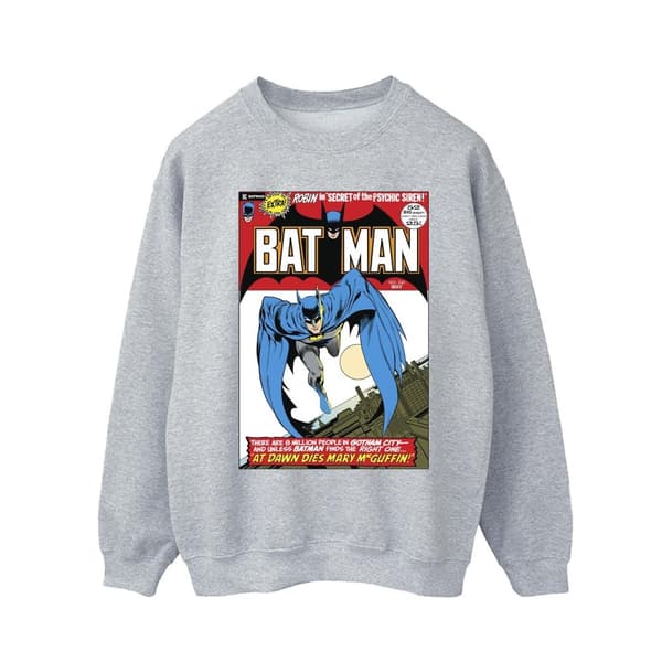DC Comics Mens Running Batman Cover Sweatshirt