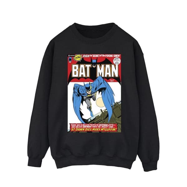 DC Comics Mens Running Batman Cover Sweatshirt