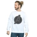 Miniatyrbillede 2 af 3: Marvel Mens Avengers Endgame Iconic Logo Sweatshirt