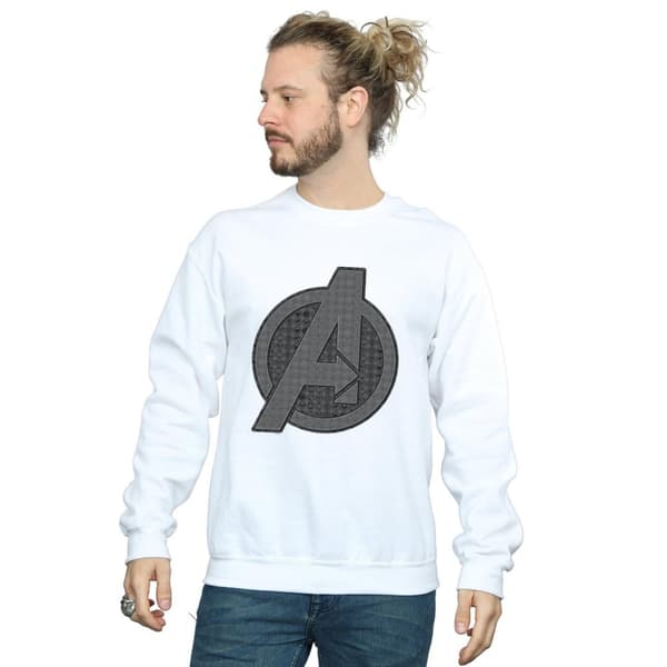 Marvel Mens Avengers Endgame Iconic Logo Sweatshirt