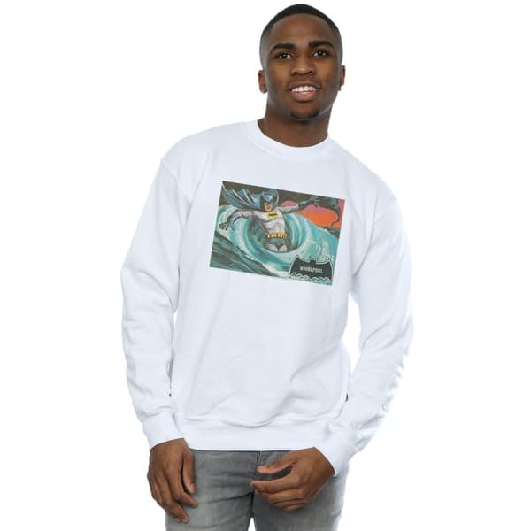 DC Comics Mens Batman TV Series Whirlpool Sweatshirt