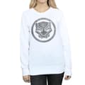 Miniatyrbilde 3 av 5: Marvel Womens/Ladies Black Panther Distressed Icon Sweatshirt