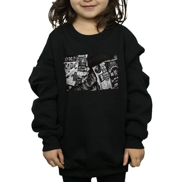 AC/DC Girls Badges And Posters Collection Sweatshirt