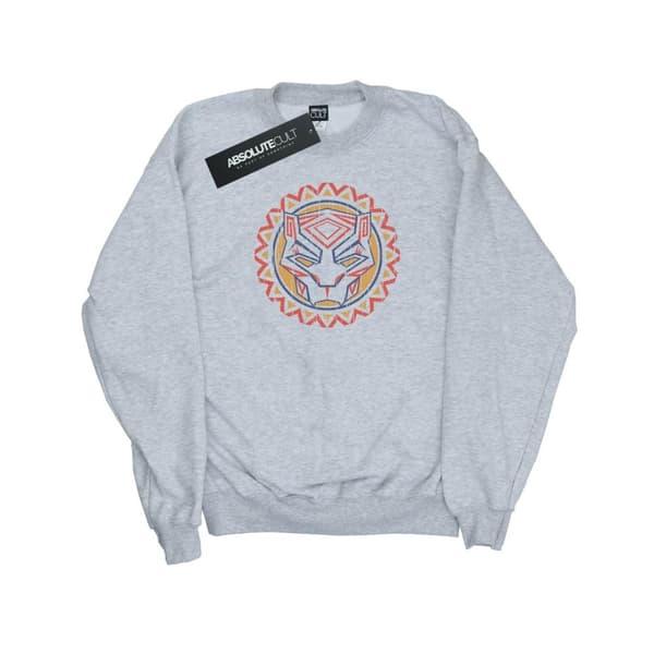 Marvel Womens/Ladies Black Panther Tribal Panther Icon Sweatshirt