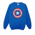 Miniatyrbild 1 av 3: Marvel Pojkar Avengers Captain America Sweatshirt med repad sköld